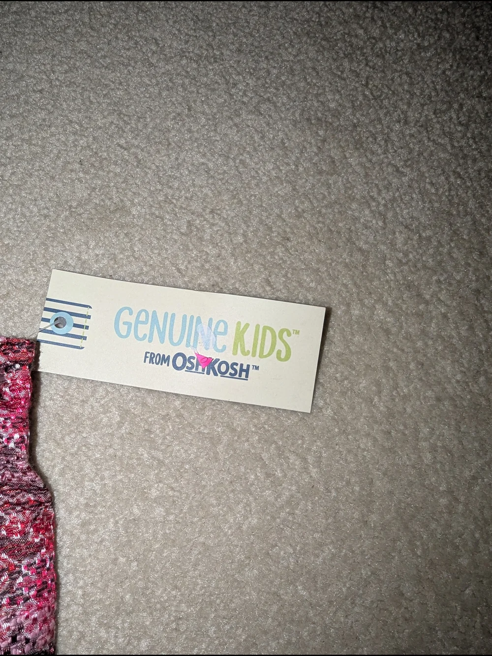 Nwt OshKosh B'gosh Pink Patterned Dress for Girls Sz L 10/12